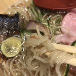 福島壱麺 - 麺リフト,ブレてないwww