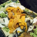 月波 - 刺身盛り合わせ：ウニ