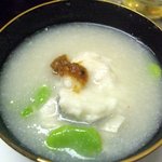 月波 - 椀物：自然薯・はも