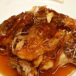 老香港酒家京都 - アブラメの姿揚げ甘酢餡かけ2