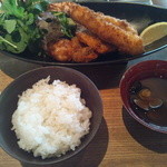 0467 Hase kamicho - ミックスフライランチ