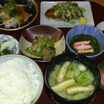 Kazumi - 日替定食（旬のカツオのタタキ）