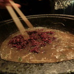 満拿 - 〆の雑炊を作ってくれます