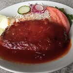 ホクシンケン食堂 - ハンバーグ(単品600円)