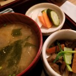 定食 美松 - ３点セット。