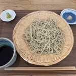 蕎麦に銘酒 蔵美庭 - 蘭越産新そば粗挽き十割