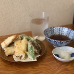 蕎麦 心空 - 穴子の天もりそば