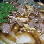 力 - ちゃんこ鍋は牛ちゃんこ　冬は温まります。