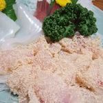 力 - 鱈の子漬け　この刺身はぜひ食べて頂きたい！子好きにはたまりません！