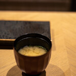 Sushi Itsumi - 2021.9 海老出汁のお味噌汁