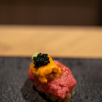 鮨 いつみ - 2021.9 鮪中落ち・雲丹・キャヴィア