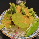 居酒屋 獅子王 - サラダ（セットメニュー）
                                日向夏ドレッシングが合うなぁー