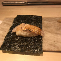 すし寿 - のどぐろ海苔を巻いて