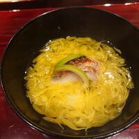 銀座 しのはら - 甘鯛と栗の菊花椀