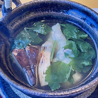 広島 なだ万 - 松茸と鱧の土瓶蒸し