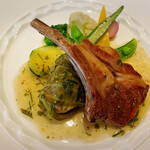 カイラダ - メイン＊仔羊の香草ソース　柔らかくて美味しい