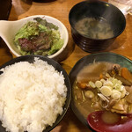 Taishuu Izakaya Daikakumei Areya Koreya - もつ煮定食500円