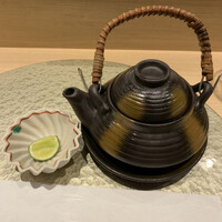 梅田 鮨 よこ田 - 土瓶蒸し