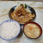 Oshokuji Maruyama - リブロース生姜焼き定食1,450円！