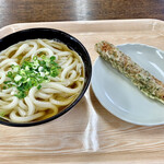 Udondokoroshinsei - ◆ かけうどん(中) ¥350-
                      ◆ 磯辺揚げ ¥110-