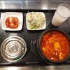 韓国屋台村 - 料理写真:スン豆腐チゲ　ランチ定食￥980