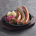 特製ドイツソーセージ3種盛り/Three Sausage Platter