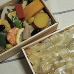 紫野和久傳 ジェイアール京都伊勢丹店 - 二段重ねの全貌