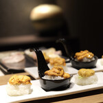 池袋 寿司 個室 空 - 雲丹食べ比べ ★いっしーリコメンド