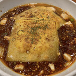 SHIBIRE-NOODLES 蝋燭屋 - 焼きチーズ麻婆麺 麺半分 倍辛 1200円