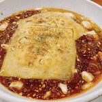 SHIBIRE-NOODLES 蝋燭屋 - 焼きチーズ麻婆麺 麺半分 倍辛 1200円