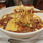 SHIBIRE-NOODLES 蝋燭屋 - 焼きチーズ麻婆麺 麺半分 倍辛 1200円