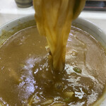 富士 - トロミのあるカレーつゆがよく絡みます