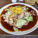 ダフネ珈琲館 - バイキングあんかけスパゲティー大盛