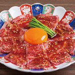 Yamagata beef Japanese meat sashimi