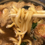 角丸 - 味噌煮込みうどん松（玉子入り）