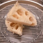 てんぷらと和食 山の上 - 蓮根