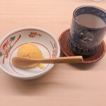 てんぷらと和食 山の上 - マンゴーのソルベ