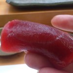 寿司割烹 魚紋 - 大間の鮪赤身。リフト(^-^)/