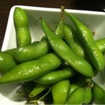 立呑み厨房　いち - 2012.11.12 17時から18時までのワンコインセットの枝豆