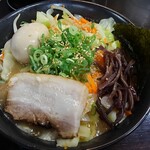 平九郎R - 平九郎ラーメン野菜載せ