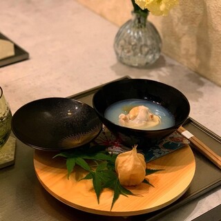 Cuisine SHINGO - 蛤とほおずきの椀