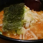 会津ラーメン 和 - 濃厚味噌ラーメン（3辛：激辛）