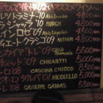 トラットリア・ジュゲム - 飲んで後悔しないワイン　白字が白　赤字が赤ワイン