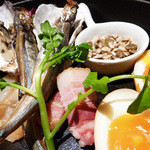 ラ ココリコ - 自家製　スモーク　盛り合わせ　１３４４円