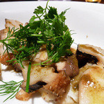 ラ ココリコ - アワビとエリンギの冷製肝ソース　　８１９円