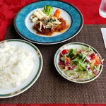 フランス料理 オーロラ(ホテルニューイタヤ) - ポークソテーきのこソース　800円