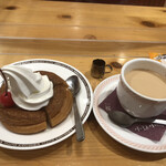 Komeda Kohiten - ミニシロノワールセット(510＋220＝730円)