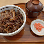 豚捨 - 牛丼 並