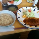 ごはん屋さん - 【2012年10月】ポークカツランチ＠870円。