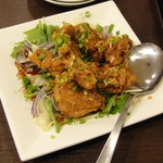 新広楼 - 鶏肉の唐揚げ薬味ソース